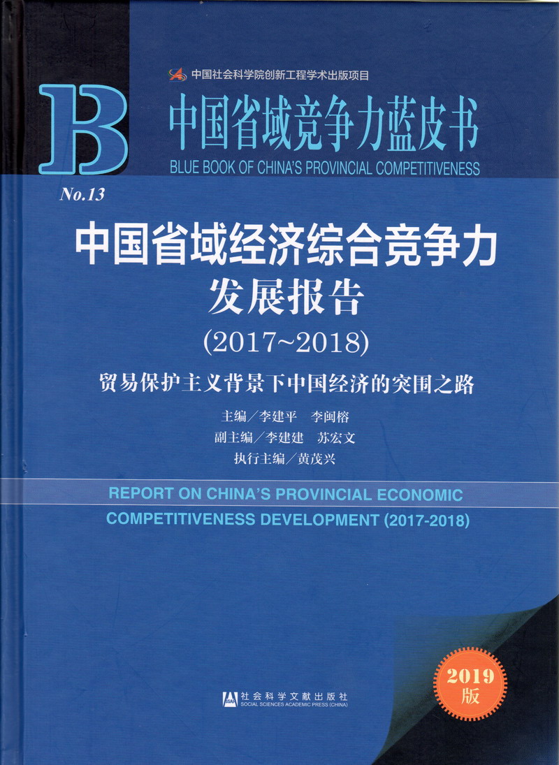 肏嫩骚屄真过瘾视频中国省域经济综合竞争力发展报告（2017-2018）